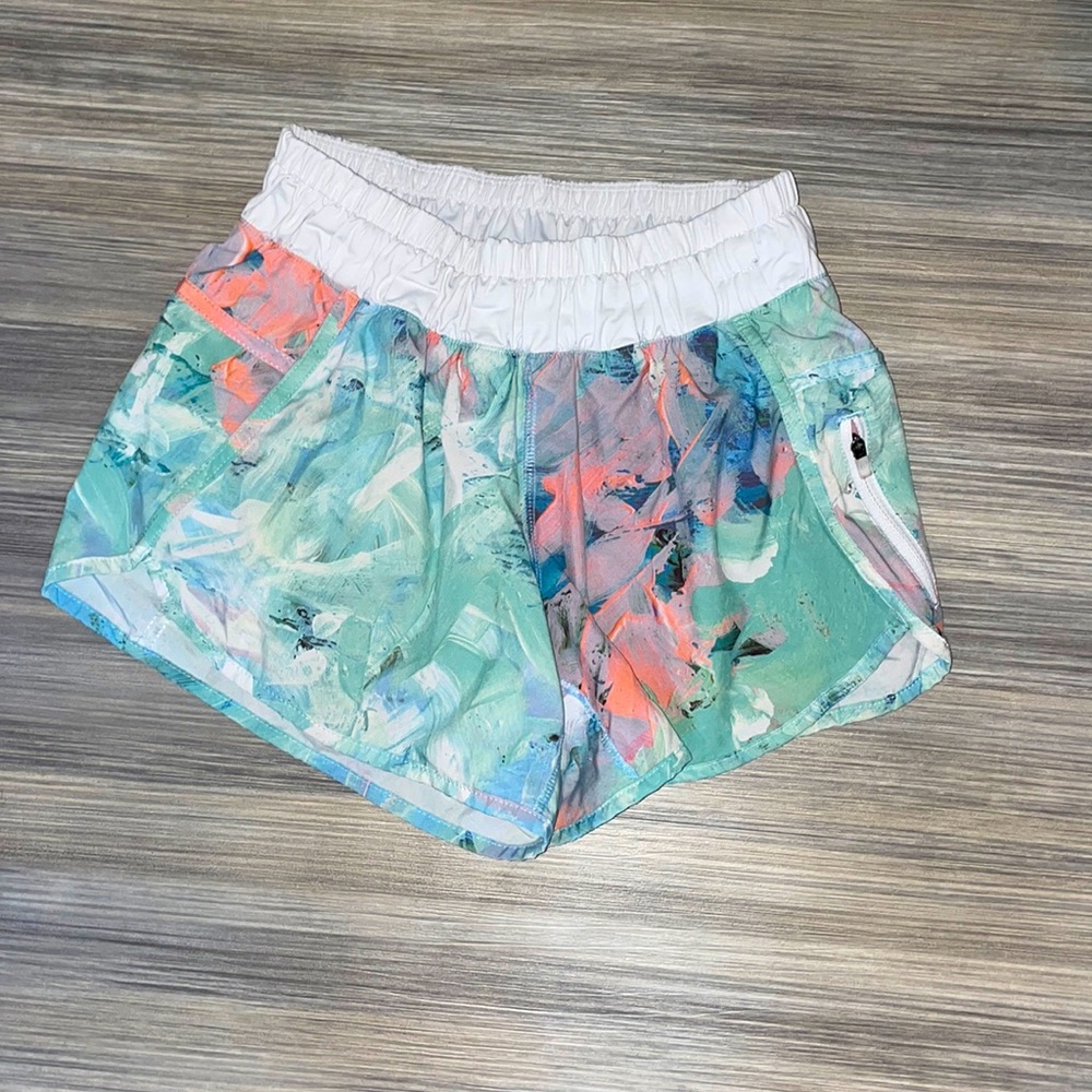 lululemon colorful shorts